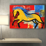 Abstract Simple Horse Luxury Art Painting Canvas Prints Wall Art Home Decor, Painting Canvas, Living Room Wall Decor