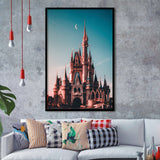 Aesthetic Disney Castle Framed Art Prints Wall Decor - Painting Prints, Wall Art, Framed Picture, For Sale