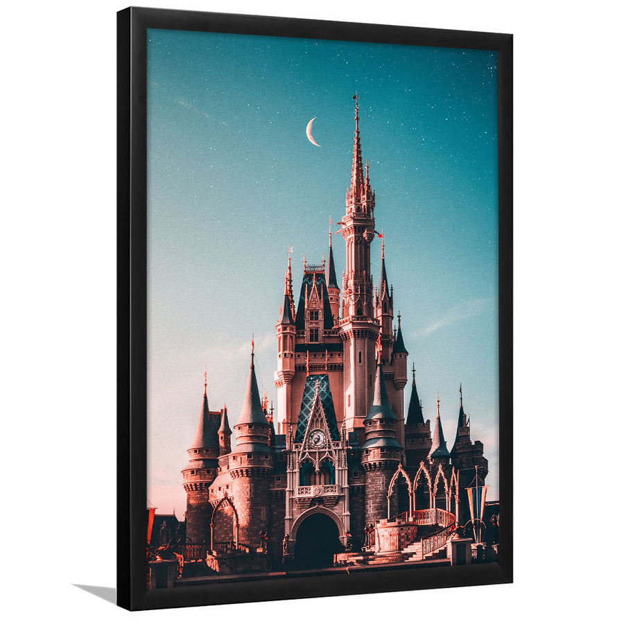 Aesthetic Disney Castle Framed Art Prints Wall Decor - Painting Prints, Wall Art, Framed Picture, For Sale