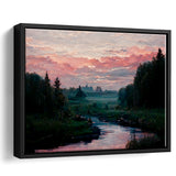 Aesthetic Chaotic In Peaceful Country Framed Canvas Prints Wall Art - Painting Canvas,Framed Picture,Home Art Wall Decor