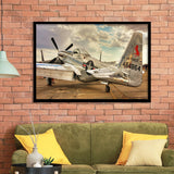 Aircraft Us Air Force Framed Art Prints Wall Decor - Painting Art, Framed Picture, Ready to Hang