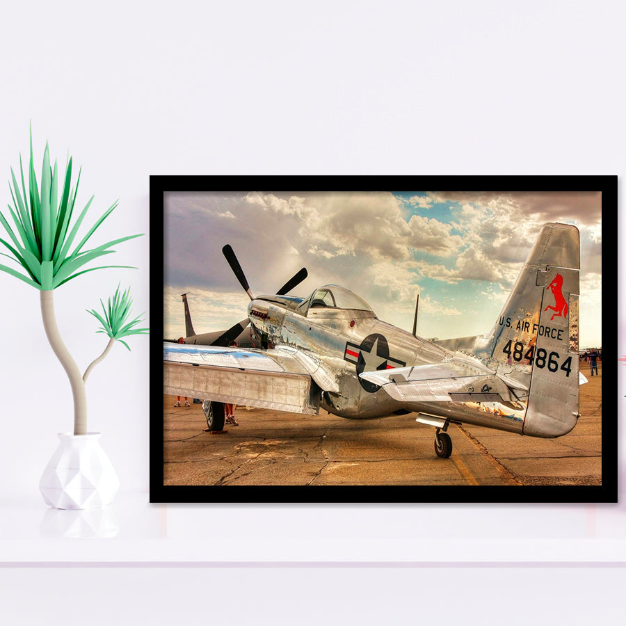 Aircraft Us Air Force Framed Art Prints Wall Decor - Painting Art, Framed Picture, Ready to Hang