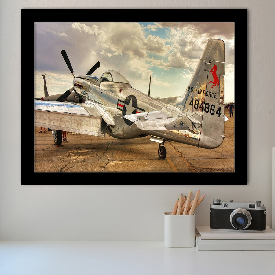 Aircraft Us Air Force Framed Art Prints Wall Decor - Painting Art, Framed Picture, Ready to Hang