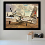 Aircraft Us Air Force Framed Art Prints Wall Decor - Painting Art, Framed Picture, Ready to Hang