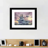 Aircraft Carrier Beauty Wall Art Print - Framed Art, Framed Prints, Painting Print