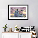 Aircraft Carrier Beauty Wall Art Print - Framed Art, Framed Prints, Painting Print