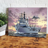 Aircraft Carrier Beauty Canvas Wall Art - Canvas Prints, Prints For Sale, Painting Canvas