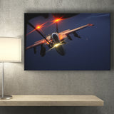 Airplane Lockheed Martin F35 Lightning Ii Lockheed Martin F22 Raptor Sky Atmosphere Canvas Prints Wall Art Decor - Painting Canvas, Art Prints