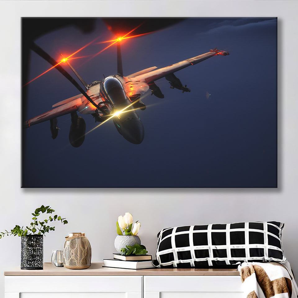 Airplane Lockheed Martin F35 Lightning Ii Lockheed Martin F22 Raptor Sky Atmosphere Canvas Prints Wall Art Decor - Painting Canvas, Art Prints