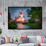 Amazing View Of Cinderella Castle Framed Art Prints Wall Decor - Painting Prints,Wall Art, Framed Picture,For Sale