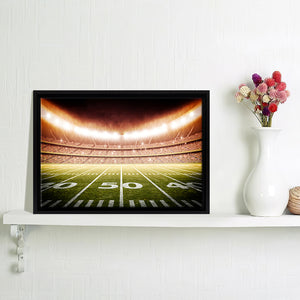 American Football Stadium Framed Canvas Prints Wall Art - Painting Prints, Home Wall Decor, Painting Canvas