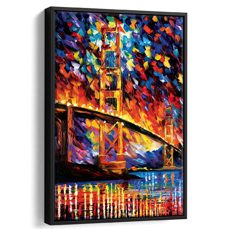 An Francisco Golden Gate Canvas Wall Art - Framed Art, Framed Canvas, Painting Canvas