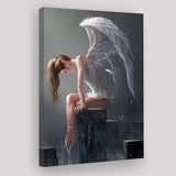 Angel Woman, Winged Woman Canvas Prints Wall Art Home Decor