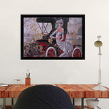 Artist Roman Noginlooking For Partnerships With Artdillers Classic Car Canvas Wall Art - Canvas Print, Framed Canvas, Painting Canvas