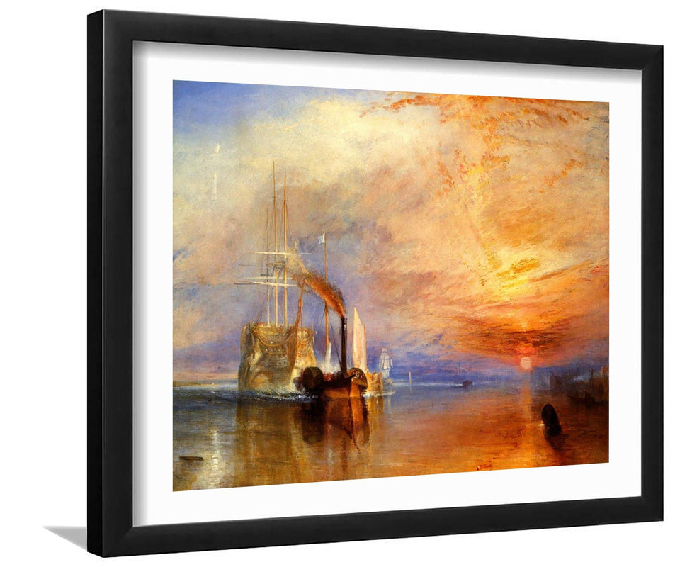 ast Voyage Of The Frigate Brave By Joseph Mallord William Turner-Canvas art,Art Print,Frame art,Plexiglass cover