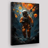 Astronaut And Balloons V1 Canvas Prints Wall Art Home Decor, Painting Canvas, Living Room Wall Decor