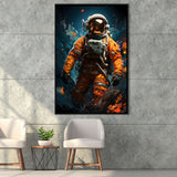 Astronaut Painting Art For Kids Framed Canvas Prints Wall Art Home Decor, Painting Canvas, Floating Frame