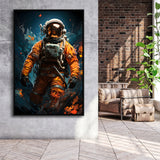 Astronaut Painting Art For Kids Framed Canvas Prints Wall Art Home Decor, Painting Canvas, Floating Frame