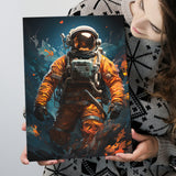 Astronaut Painting Art For Kids Canvas Prints Wall Art Home Decor, Painting Canvas, Living Room Wall Decor