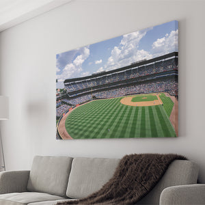 Athlete Ballpark Baseball Stadium Game Canvas Wall Art - Canvas Prints, Prints for Sale, Canvas Painting, Canvas on Sale