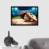 Baseball And Tools Wall Art Print - Framed Prints, Painting Prints, Prints for Sale, Framed Art