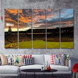 Baseball Field Archives Places Picked 5 Pieces Canvas Prints Wall Art Decor - Painting Canvas,Multi Panel,Painting Prints,For Sale