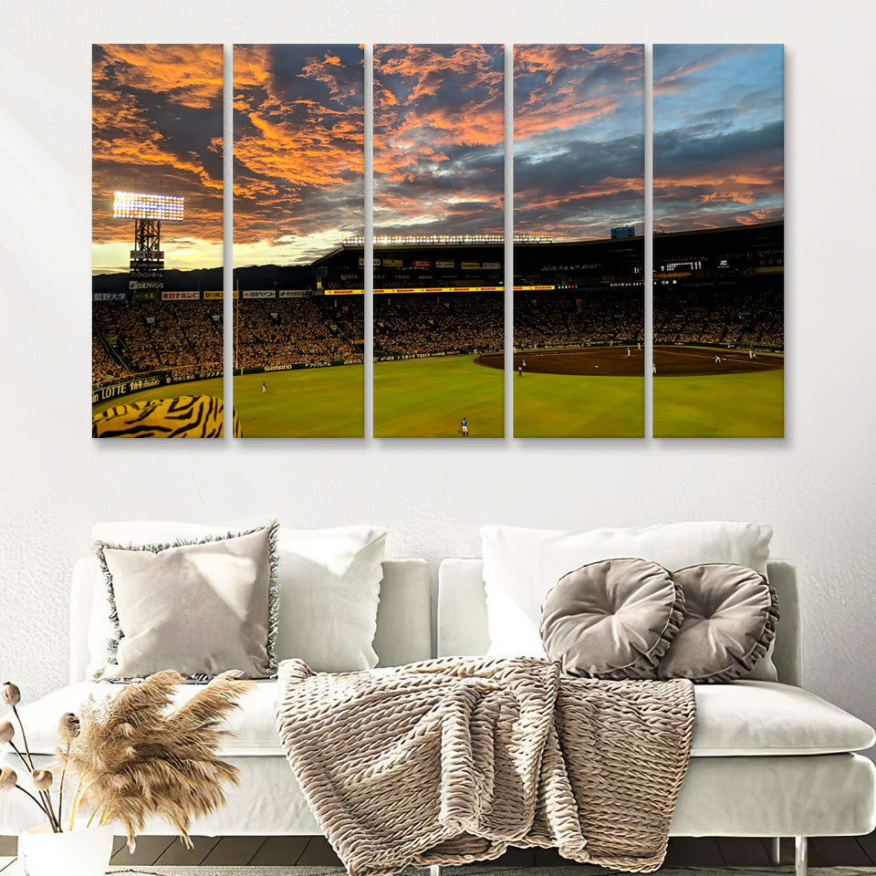 Baseball Field Archives Places Picked 5 Pieces Canvas Prints Wall Art Decor - Painting Canvas,Multi Panel,Painting Prints,For Sale