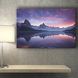 Becautiful Lake And Moutain, Canvas Prints Wall Art Decor - Painting Canvas,Art Prints