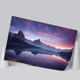 Becautiful Lake And Moutain, Poster Art, Poster Print Wall Art Decor