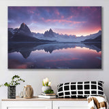 Becautiful Lake And Moutain, Canvas Prints Wall Art Decor - Painting Canvas,Art Prints