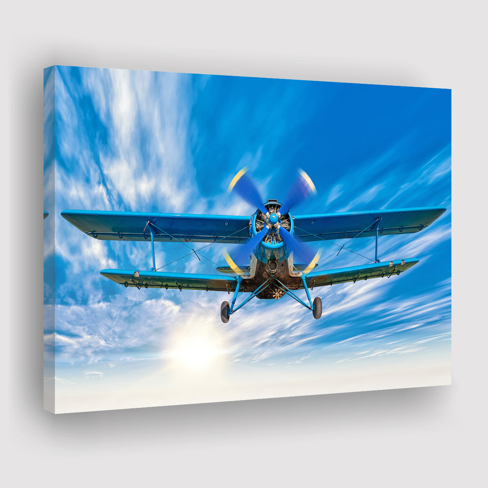 Bigstock Airplane Sport Fly Canvas Prints Wall Art Decor - Painting Canvas, Art Prints, Ready to Hang