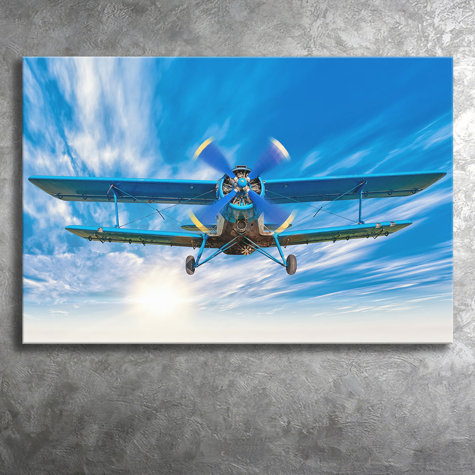 Bigstock Airplane Sport Fly Canvas Prints Wall Art Decor - Painting Canvas, Art Prints, Ready to Hang