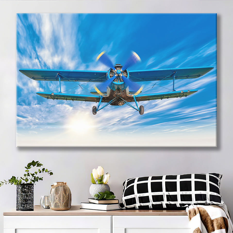 Bigstock Airplane Sport Fly Canvas Prints Wall Art Decor - Painting Canvas, Art Prints, Ready to Hang