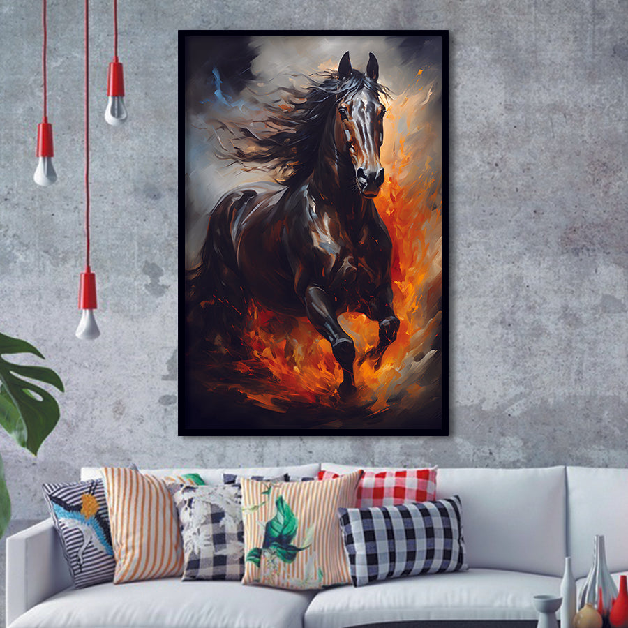 Horse - Digital Oil Painting Kit - No Frame – Funny Art & Craft