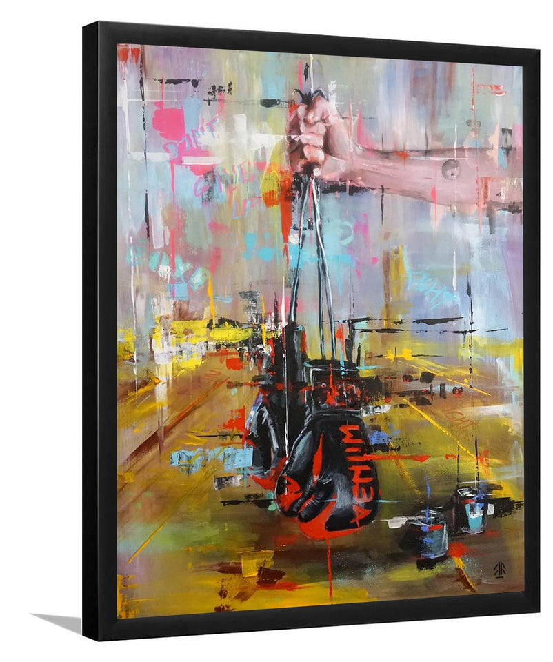 Boxe 6-Sport Art,Art Print,Frame Art,Plexiglass Cover