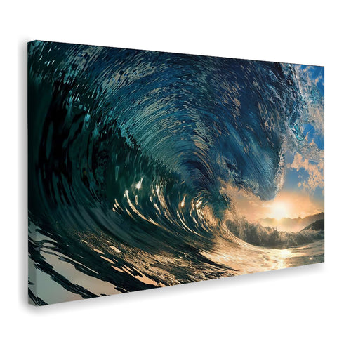 Breaking Ocean Wave Canvas Wall Art - Canvas Prints, Painting Canvas, Prints for Sale, Canvas Art