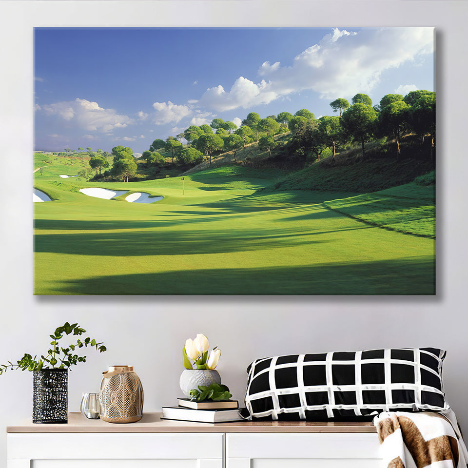 Breath Taking Golf Course Canvas Prints Wall Art - Painting Canvas, Art Prints, Wall Decor
