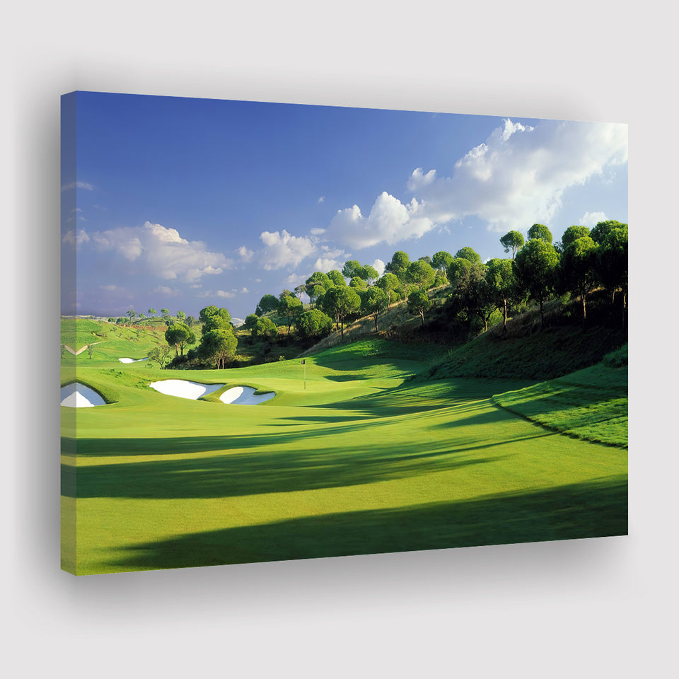 Breath Taking Golf Course Canvas Prints Wall Art - Painting Canvas, Art Prints, Wall Decor