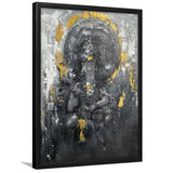 Buddha Oil Painting Abstract Modern Buddha Painting Framed Art Prints Wall Decor - Painting Prints, Wall Art, Framed Picture