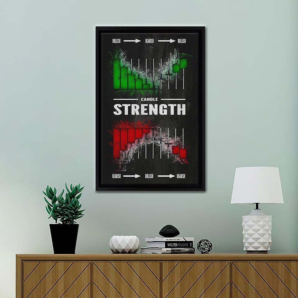 Candle Strength Canvas Wall Art - Canvas Prints, Painting Canvas, Canvas Art, Prints for Sale