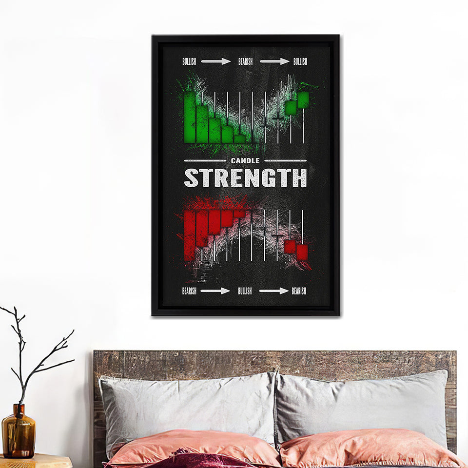 Candle Strength Canvas Wall Art - Canvas Prints, Painting Canvas, Canvas Art, Prints for Sale