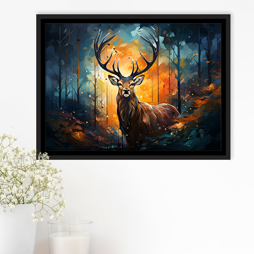 Deer in the Snow – high-quality wall murals with free shipping