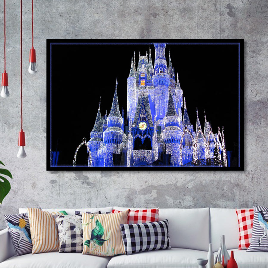 Disney World Cinderella Castle Framed Art Prints Wall Decor - Painting Prints,Wall Art, Framed Picture,For Sale