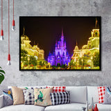 Disney World Cinderella Castle V2 Framed Art Prints Wall Decor - Painting Prints,Wall Art, Framed Picture,For Sale
