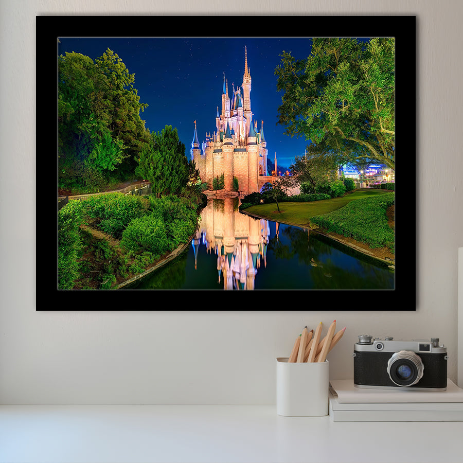 Disney World Cinderella Castle V3 Framed Art Prints Wall Decor - Painting Prints,Wall Art, Framed Picture,For Sale