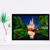 Disney World Cinderella Castle V3 Framed Art Prints Wall Decor - Painting Prints,Wall Art, Framed Picture,For Sale