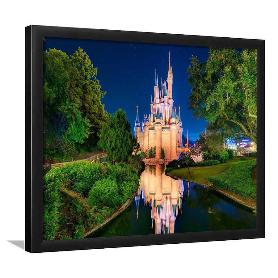 Disney World Cinderella Castle V3 Framed Art Prints Wall Decor - Painting Prints,Wall Art, Framed Picture,For Sale