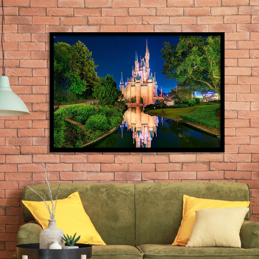 Disney World Cinderella Castle V3 Framed Art Prints Wall Decor - Painting Prints,Wall Art, Framed Picture,For Sale