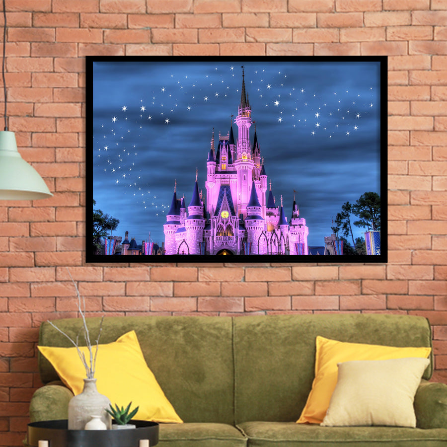 Enchanted Castle Framed Art Prints Wall Decor - Painting Prints,Wall Art, Framed Picture,For Sale