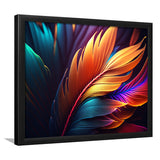 Feathers Colorful Wall Art Framed Art Prints Wall Decor - Painting Art,Framed Picture,For Sale, Ready to hang
